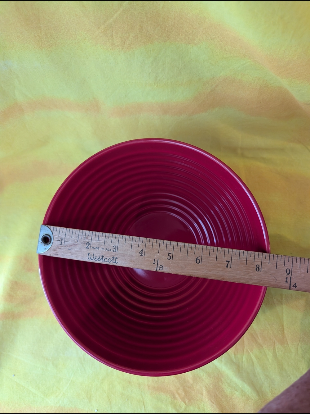 Pioneer Woman Flea Market Ribbed Ceramic Nesting Serving Bowls - Picture 9 of 11